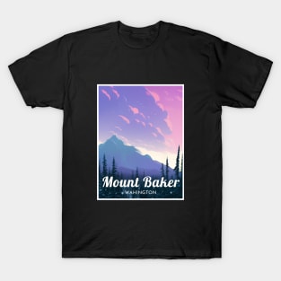 Mount Baker Washington United States Ski T-Shirt